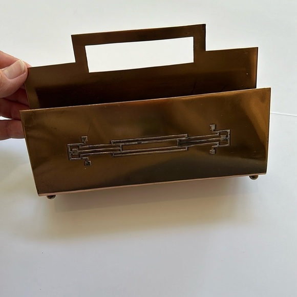 Heintz Art Metal Studio Vintage Bronze Letter Document Holder - Picture 3 of 13